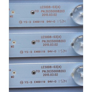 KIT DE LED PARA TV / JVC LC490DUJ(SG)(E1) / LE50D8-03(A) / LC490DUJ-SGE1 / 303500082503 / MODELO LT-49EM75 